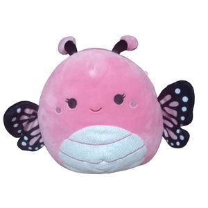 Squishmallow Adreina Butterfly 7" butterfly plush, pink